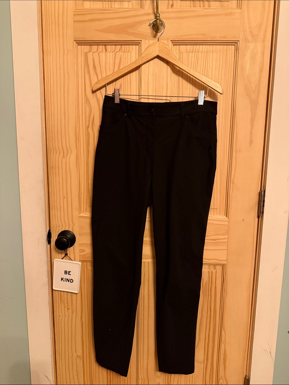 lululemon athletica Black Slim Straight Pants